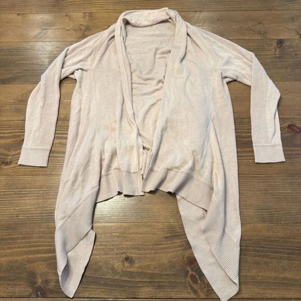 Lululemon Women's Open‎ Front Sweater Cardigan Dusty Pink Size 4